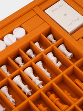 Hector Saxe Paris Orange Leather Multi-Game Box