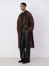 Lemaire Brown Nylon Oversized Parka