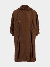Lemaire Brown Nylon Oversized Parka