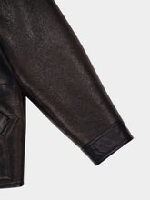 Lemaire Espresso Brown Shearling Leather Coat
