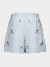 Baziszt Light Blue Columbus Shorts