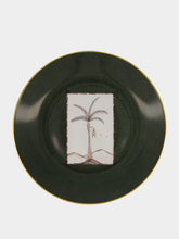 Marie Daâge Cartouche Khaki Dinner Plate Set of 2