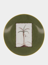 Marie Daâge Cartouche Snake Green Salad Plate Set of 2