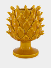 Jean Roger Honey Artichoke Ceramic Vase