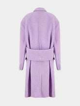 Marni Mauve Textured Wool Overcoat