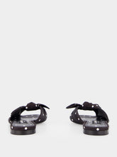 Dolce & Gabbana Polka-Dot Printed Satin Sliders