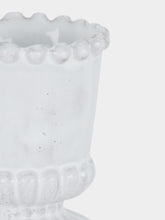 Astier de Villatte Adélaïde Egg Cup with Beaded Rim