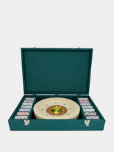 Hector Saxe Paris Avocado Green Roulette Leather Set