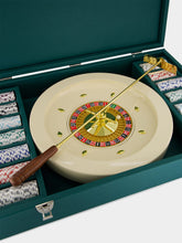 Hector Saxe Paris Avocado Green Roulette Leather Set