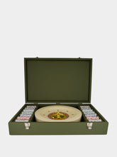 Hector Saxe Paris Khaki Klair Green Roulette Leather Set