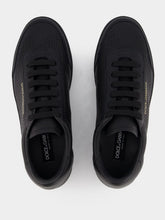 Dolce & Gabbana Saint Tropez Perforated Black Sneakers
