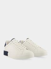 Dolce & Gabbana Navy Blue Portofino Calfskin Sneakers