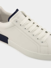 Dolce & Gabbana Navy Blue Portofino Calfskin Sneakers