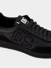 Dolce & Gabbana Black DG Cushion Calfskin Sneakers