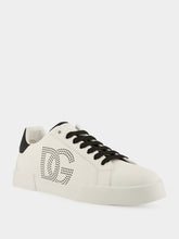 Dolce & Gabbana White Calfskin Portofino Sneakers