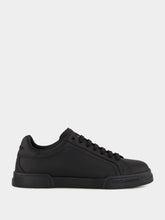 Dolce & Gabbana Black Low-Top Leather Sneakers