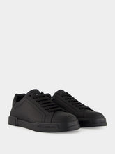 Dolce & Gabbana Black Low-Top Leather Sneakers
