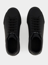 Dolce & Gabbana Black Low-Top Leather Sneakers