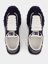 Dolce & Gabbana Navy Blue DG Athletic Suede Sneakers