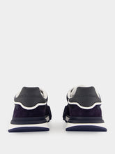 Dolce & Gabbana Navy Blue DG Athletic Suede Sneakers