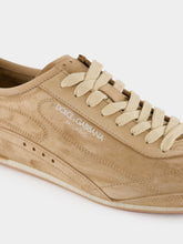 Dolce & Gabbana Beige Lipari Suede Sneakers