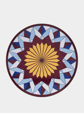 La DoubleJ Blue Lotus Of Life Cork Coasters Set of 4