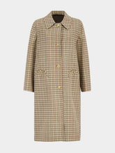 Blazé Milano Agape Grey Check Woolly Coat