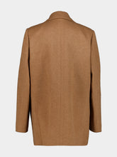 Blazé Milano Camel Double-Breasted Camel Hair Coat