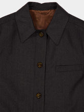 Blazé Milano Astoria Grey Basoto Wool Trench Coat