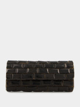 Glorinha Paranaguá Anouska Clutch in Dark Horn