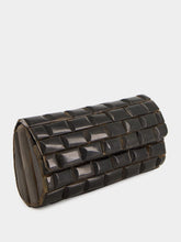 Glorinha Paranaguá Anouska Clutch in Dark Horn