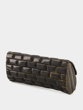 Glorinha Paranaguá Anouska Clutch in Dark Horn