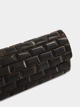 Glorinha Paranaguá Anouska Clutch in Dark Horn