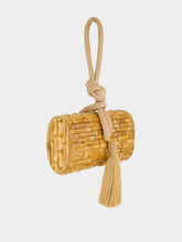 Glorinha Paranaguá Khaki Tanit Bamboo Mini Bag