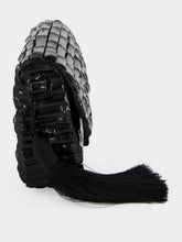 Glorinha Paranaguá Gaya Lacquered Bamboo Clutch in Black