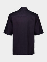 Marni Deep Blue Stretch Denim Trompe L