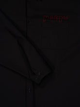 Marni Black Wool Shirt with Logo Detail