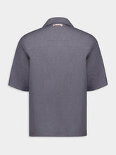 Marni Grey Wool Bowling Shirt