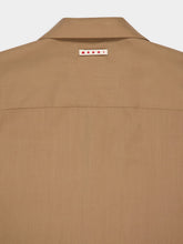 Marni Beige Wool Bowling Shirt