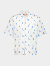Marni Lily White Printed Cotton Shirt