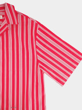 Marni Lacquer Red Striped Poplin Shirt