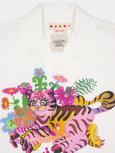 Marni White Organic Poplin Bowling Shirt