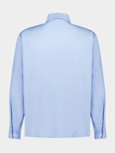 Marni Blue Organic Cotton Zip Shirt