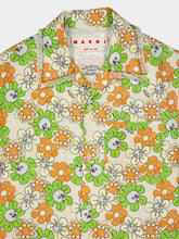 Marni Floral Linen Bowling Shirt