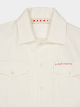 Marni Lilywhite Tropical Wool Marni Shirt