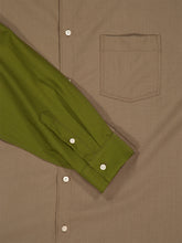 Marni Walnut and Green Wool Shirt