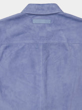 Marni Dusk Blue Suede Cut-Out Shirt