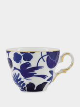 La DoubleJ Wildbird Blue Porcelain Tea Cup Set of 2