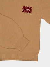Marni Earth of Siena V-Neck Cashmere Jumper