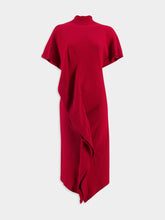 Colville Red Love Short-Sleeve Midi Dress